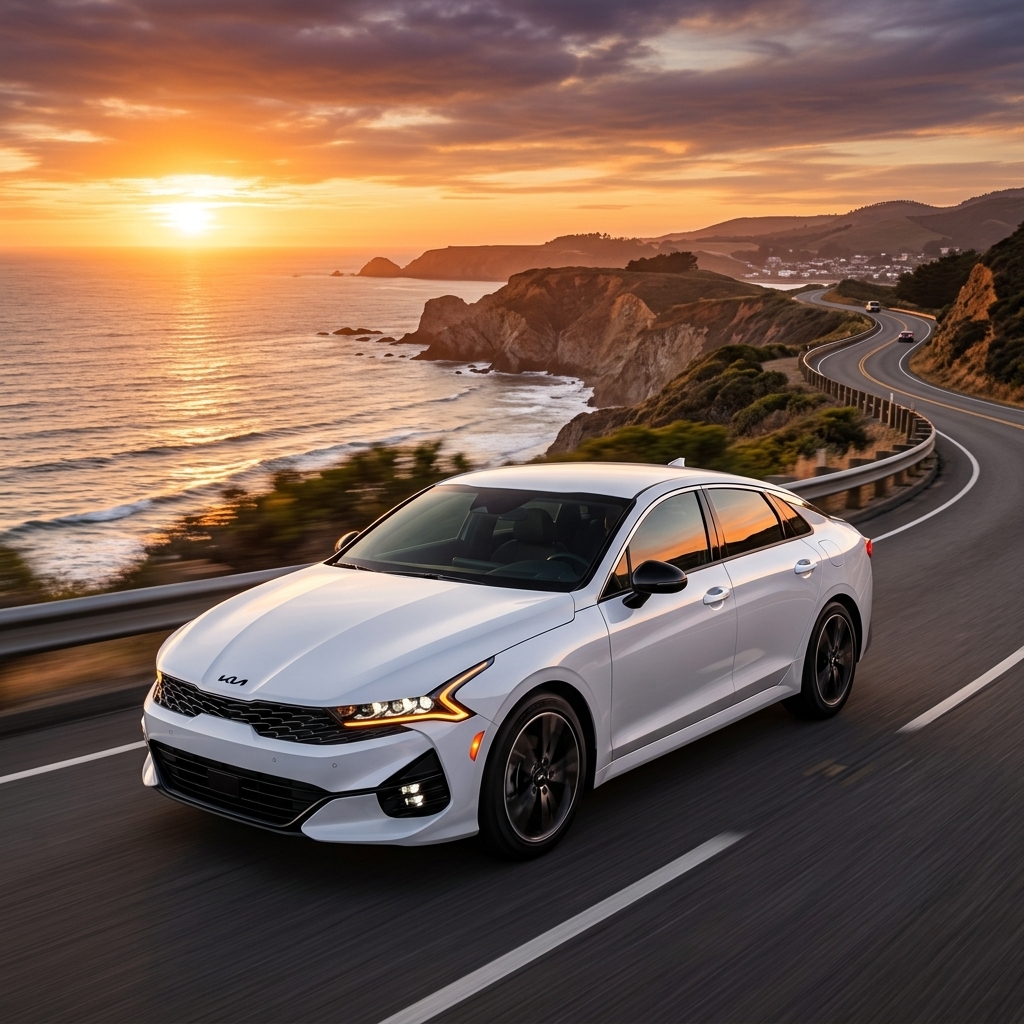 سيارة Kia K5 2026 للتوصيل